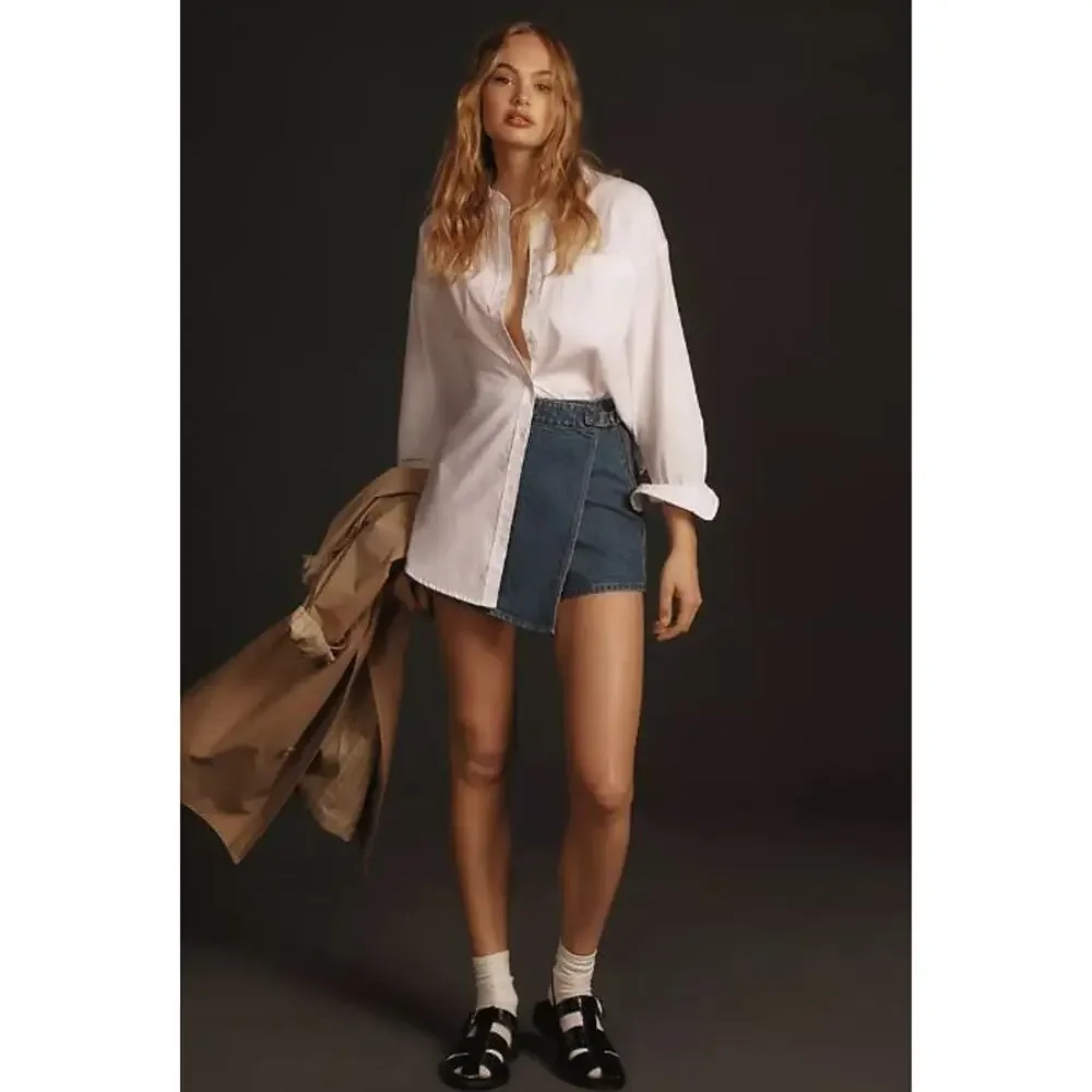 Anthropologie Rolla's Wrap Skort - Size 32 - Picture 5 of 7